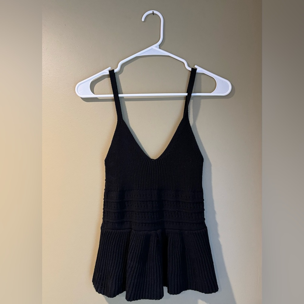 Knit tank top
